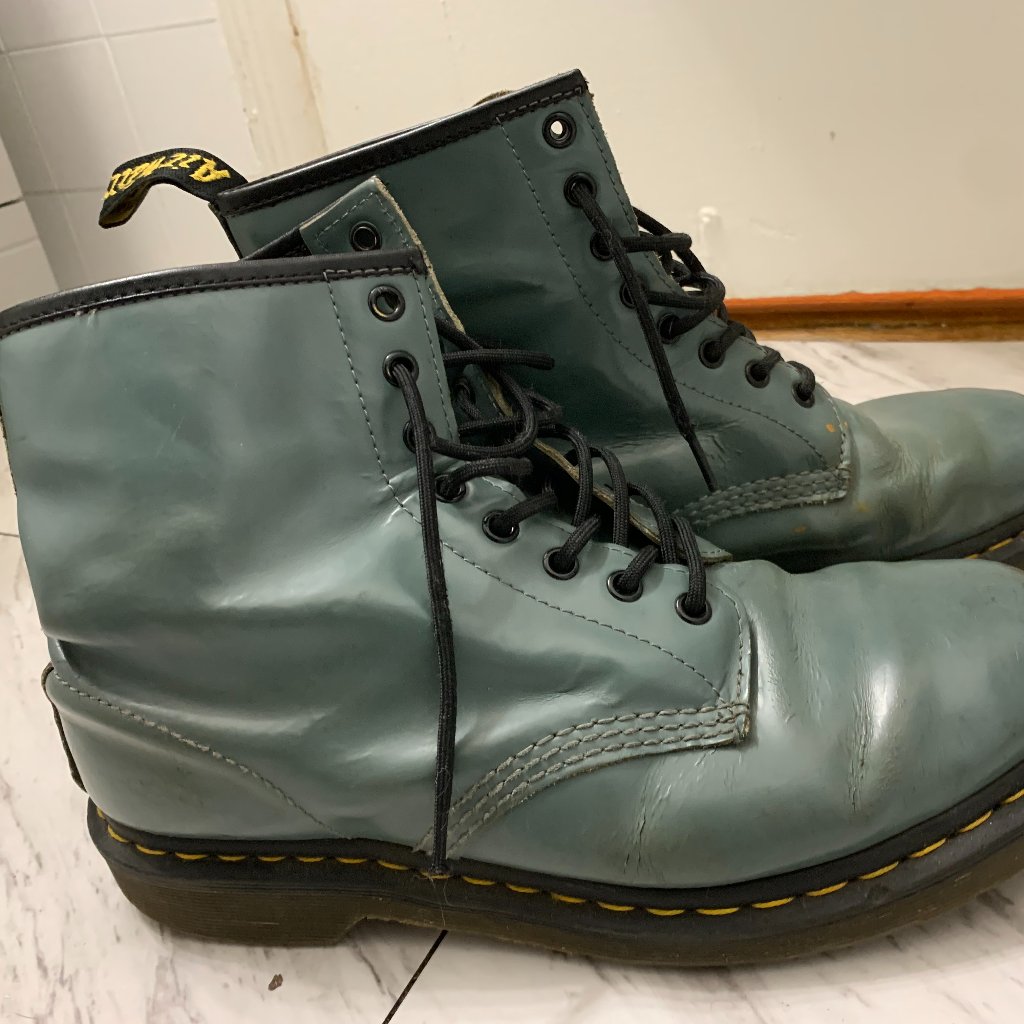 Dr. Marten's Blue Grey Boots, Eu43 M10 W11
